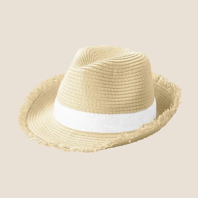 Sombrero Paja Flexible con Flecos