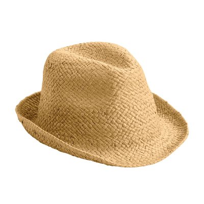Sombrero de Paja Flexible Unisex Ala Corta