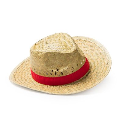 Sombrero de paja natural con banda interior