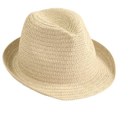 Sombrero de Paja de Papel Ala Corta T.59 Natural