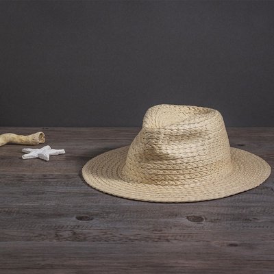 Sombrero Paja de Papel y Cinta Ajustable Interior