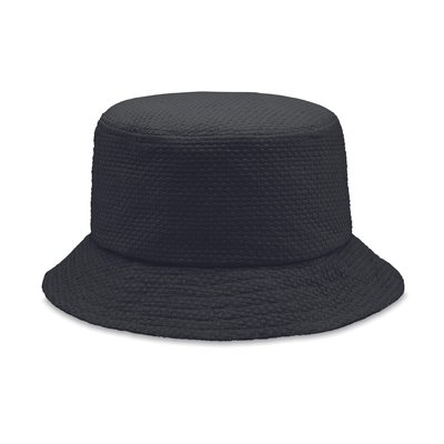 Sombrero de Paja de Papel Veraniego Negro