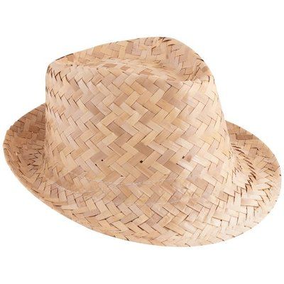 Sombrero de Paja Unisex Ala Corta NAT