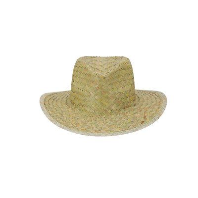 Sombrero de paja verde con cinta interior Ver