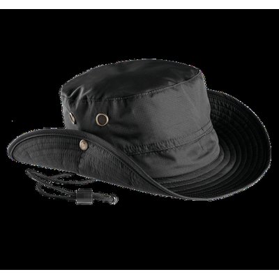 Sombrero Poliéster Ala Ancha con Cordón Ajustable Black L/Xl