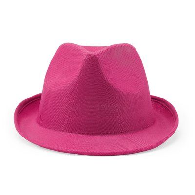 Sombrero de poliéster ligero Fucsia Talla Única Adulto