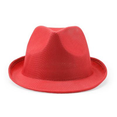 Sombrero de poliéster ligero Rojo Talla Única Adulto
