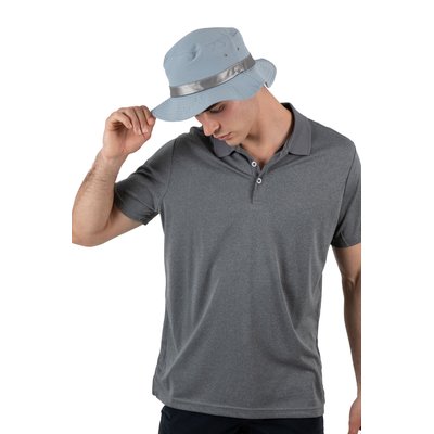 Sombrero visera ancha y malla