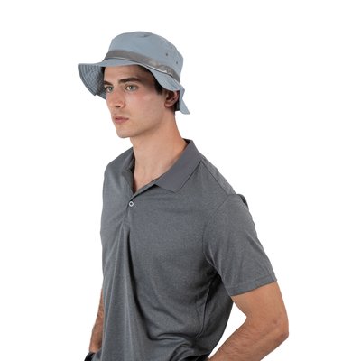 Sombrero visera ancha y malla