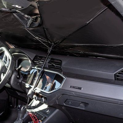 Sombrilla parasol plegable para coche con funda