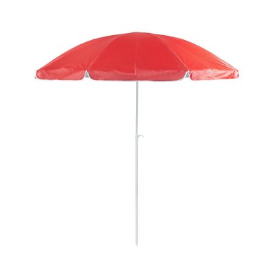 Sombrilla playa 200cm con protección UV Rojo