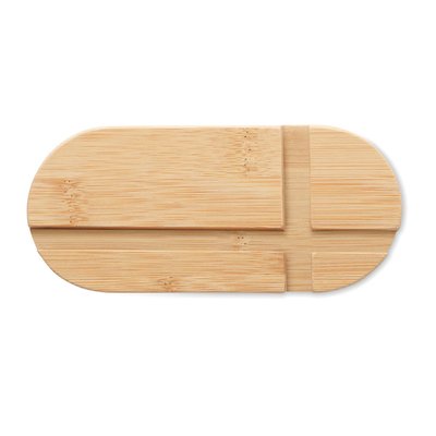 Soporte Bambú para Tablet y Móvil