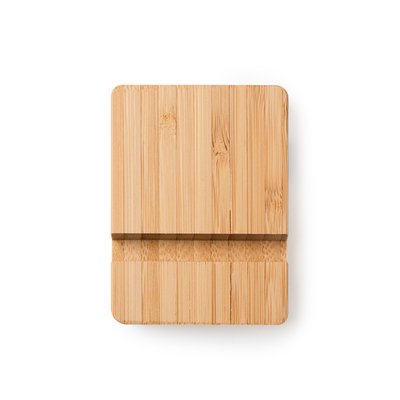 Soporte para dispositivo móvil de bambú
