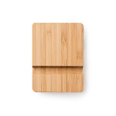 Soporte para dispositivo móvil de bambú