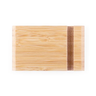 Soporte para móvil de bambú 2 ranuras
