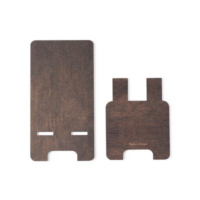 Soporte Smartphone Madera Bicolor
