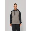Sudadera bicolor con capucha