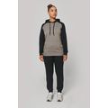 Sudadera bicolor con capucha