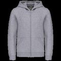 Sudadera infantil con cremallera y capucha Oxford Grey 12/14 Ans