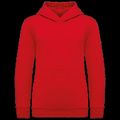 Sudadera básica infantil con capucha Red 8/10 Ans