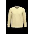 Sudadera algodón poliéster cuello redondo Straw Yellow Xs