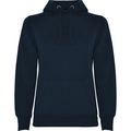 Sudadera Entallada Mujer con Capucha Marino L