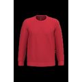Sudadera algodón poliéster cuello redondo Red L