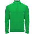 Sudadera cuello con media cremallera Verde Helecho 6