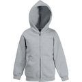 Sudadera con capucha infantil Heather Grey 5/6 Ans