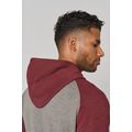 Sudadera bicolor con capucha