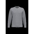 Sudadera cuello redondo algodón Oxford Grey M