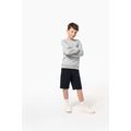 Sudadera infantil felpa perchada ajustada