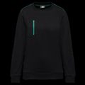 Sudadera unisex con bolsillo a zip Black / Kelly Green Xxl