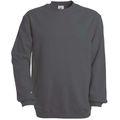 Sudadera algodón cuello redondo Steel Grey L