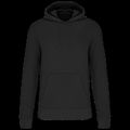 Sudadera capucha algodón orgánico niños Black 6/8 Ans