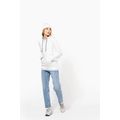 Sudadera de chica con capucha contrastada
