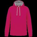 Sudadera clásica con capucha y bolsillo Fuchsia / Fine Grey M