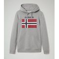Sudadera con Logotipo de bandera impreso Medium Grey Melange M