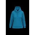 Sudadera de mujer con capucha y bolsillos Tropical Blue Xxl