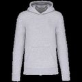 Sudadera capucha algodón orgánico niños Oxford Grey 8/10 Ans