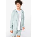 Sudadera organic con cremallera y capucha