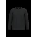 Sudadera algodón poliéster cuello redondo Black 4Xl