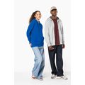 Sudadera capucha y cremallera algodón
