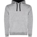 Sudadera con Capucha y Bolsillo Canguro Gris Vigore/Negro 5/6