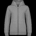 Sudadera infantil con capucha y cremallera Moon Grey Heather 12/14 Ans