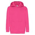 Sudadera clásica capucha niños Fuchsia 12/13 Ans