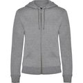 Sudadera de mujer con capucha forrada Gris Vigore L