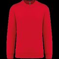 Sudadera sencilla cuello redondo Red S