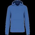 Sudadera capucha algodón orgánico niños Light Royal Blue 8/10 Ans