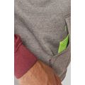Sudadera bicolor con capucha